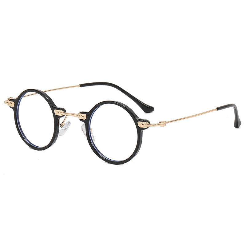 Ladies round glasses with delicate metal frame Bowlift