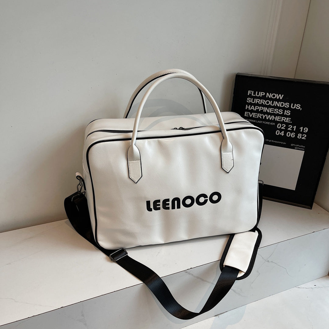 Premium Faux Leather Weekender Bag