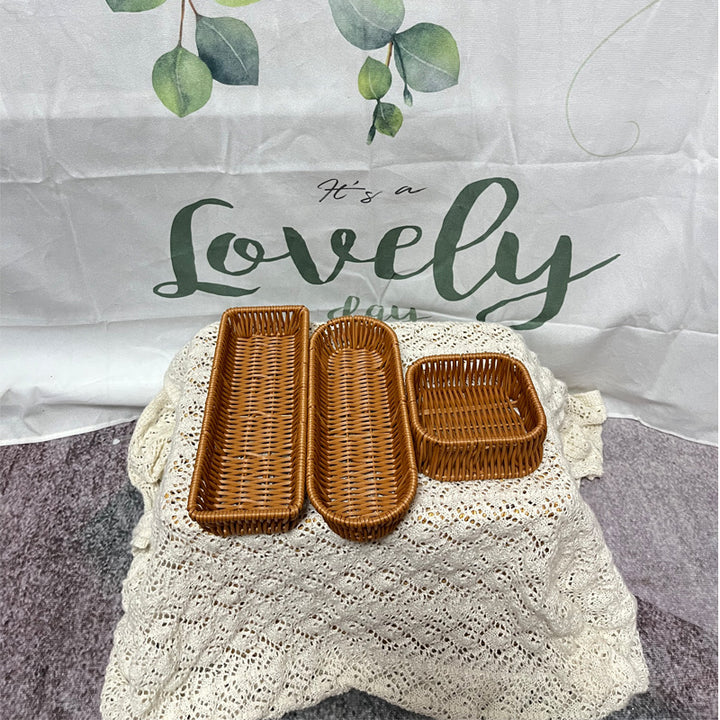 Decorative Woven Tray Bowlift