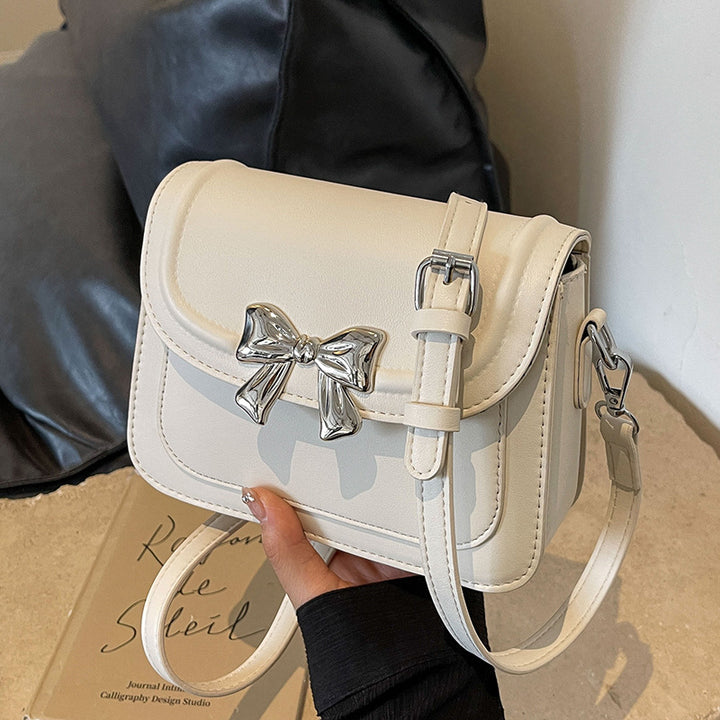 Elegant Bow-Detail Shoulder Bag Bowlift