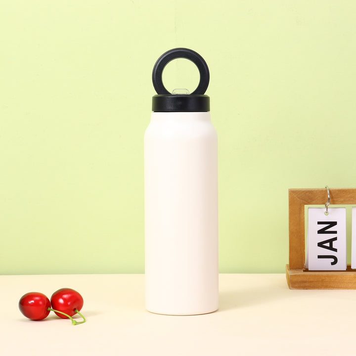 Insulated Stainless Steel Water Bottle with Loop Carry Lid Bowlift