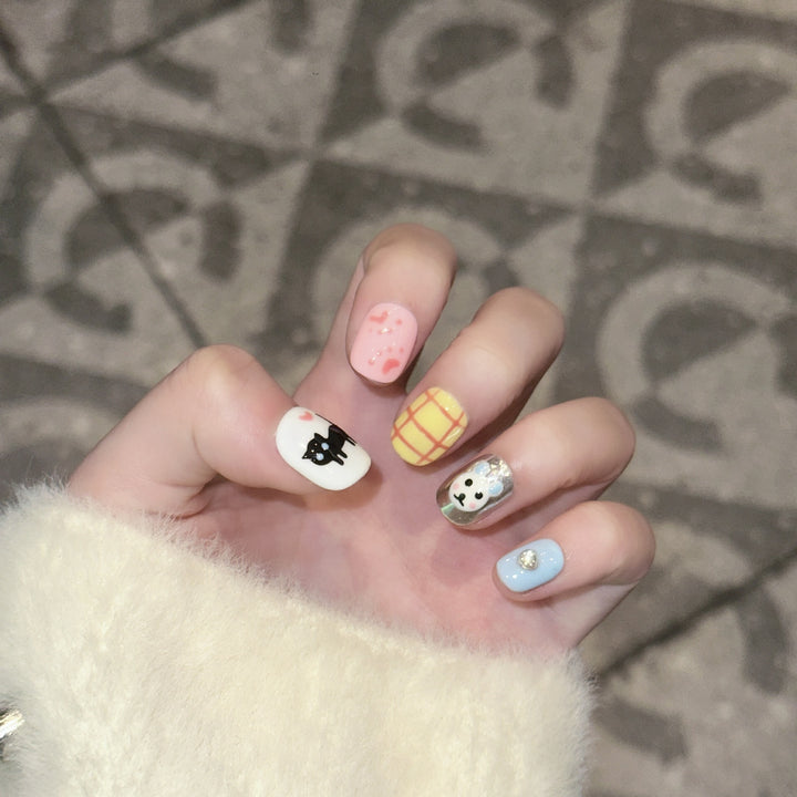 Cute Animal Design Nail Art Set Bowlift