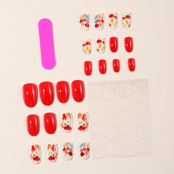 Expressive Food-Themed Nail Art Extensions Bowlift