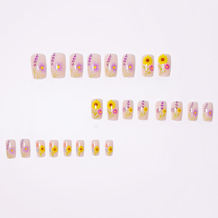 Floral 3D Nail Art Bowlift