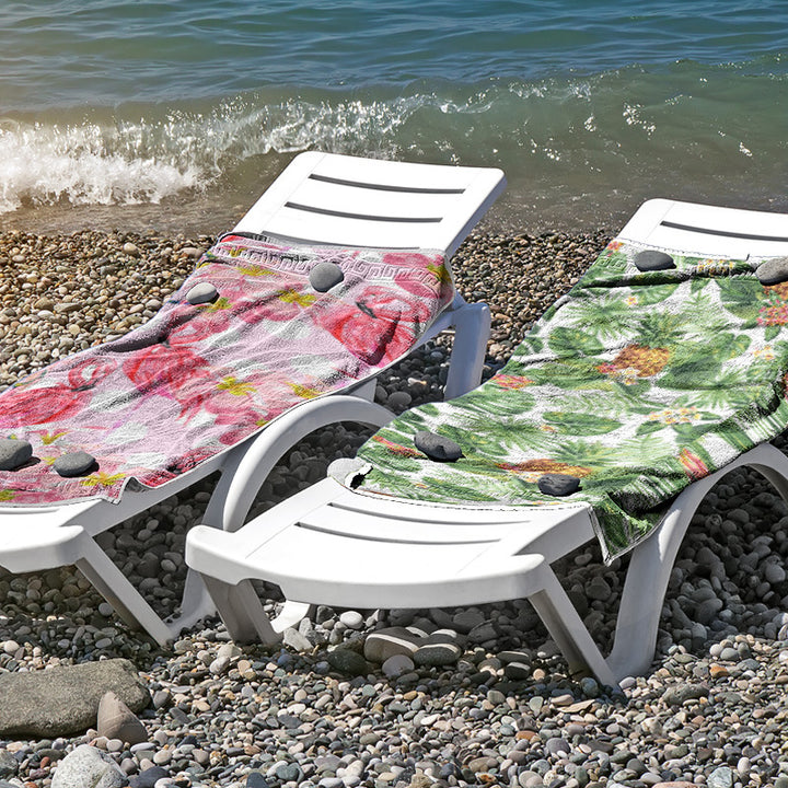 Beach towel made of skin-friendly microfiber with a creative pattern mix Bowlift