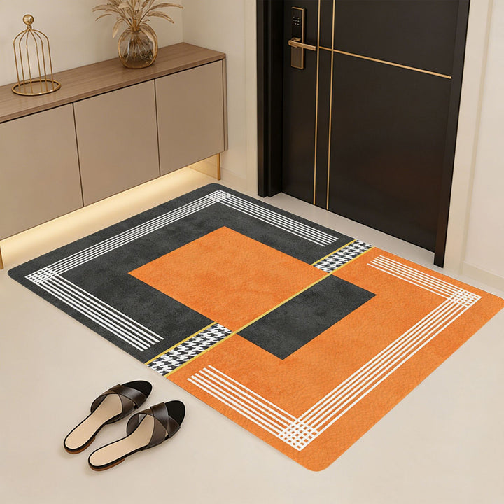 Decorative Geometric Pattern Area Mat Bowlift