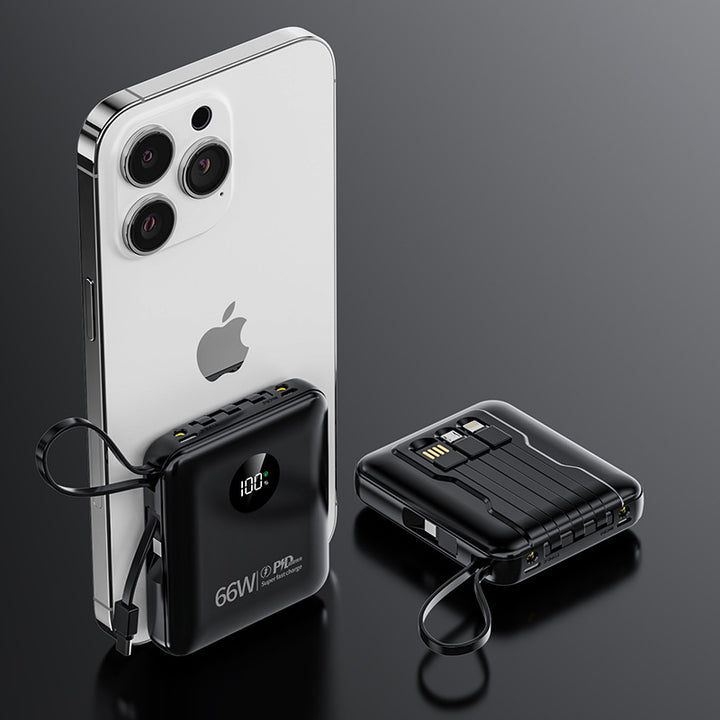 Portable 66W Powerbank with Fast Charging Function Bowlift