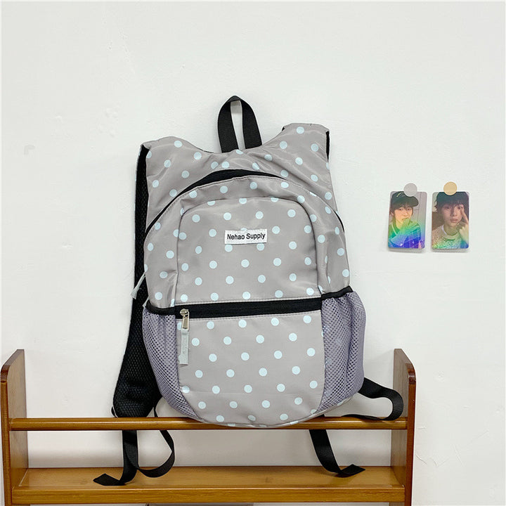 Playful Polka Dot Outdoor Backpack