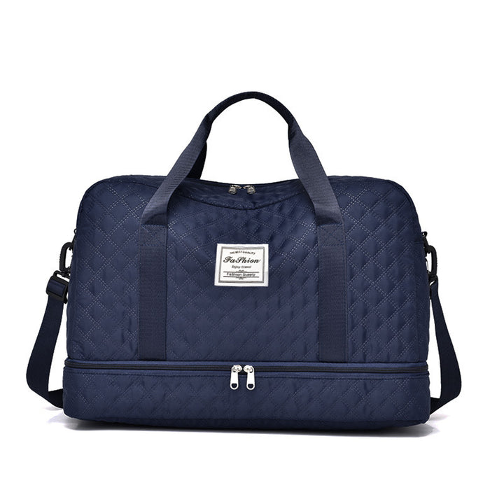 Quilted Travel Duffel Bag Bowlift