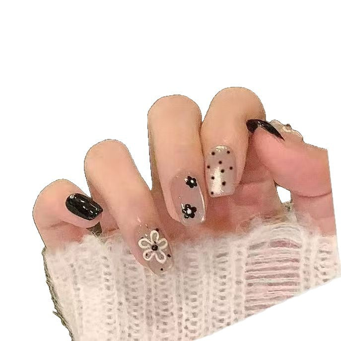 Artistic Floral and Geometric Press-On Nails Bowlift