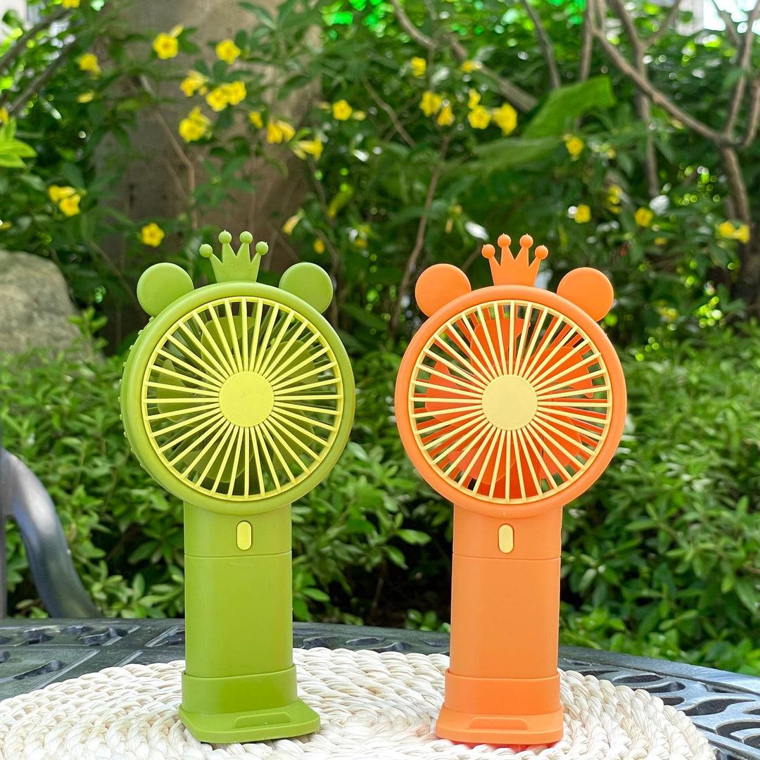 Decorative Handheld Cooling Fan Bowlift