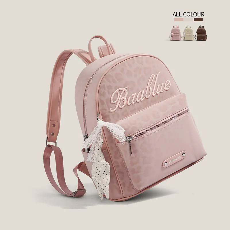 Star-Embellished Casual Backpack Bowlift