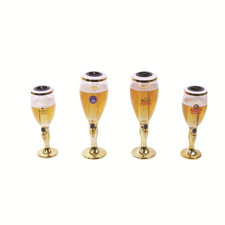 Large Capacity Self-Service Beverage Dispenser with Chrome Stand and Tap Bowlift