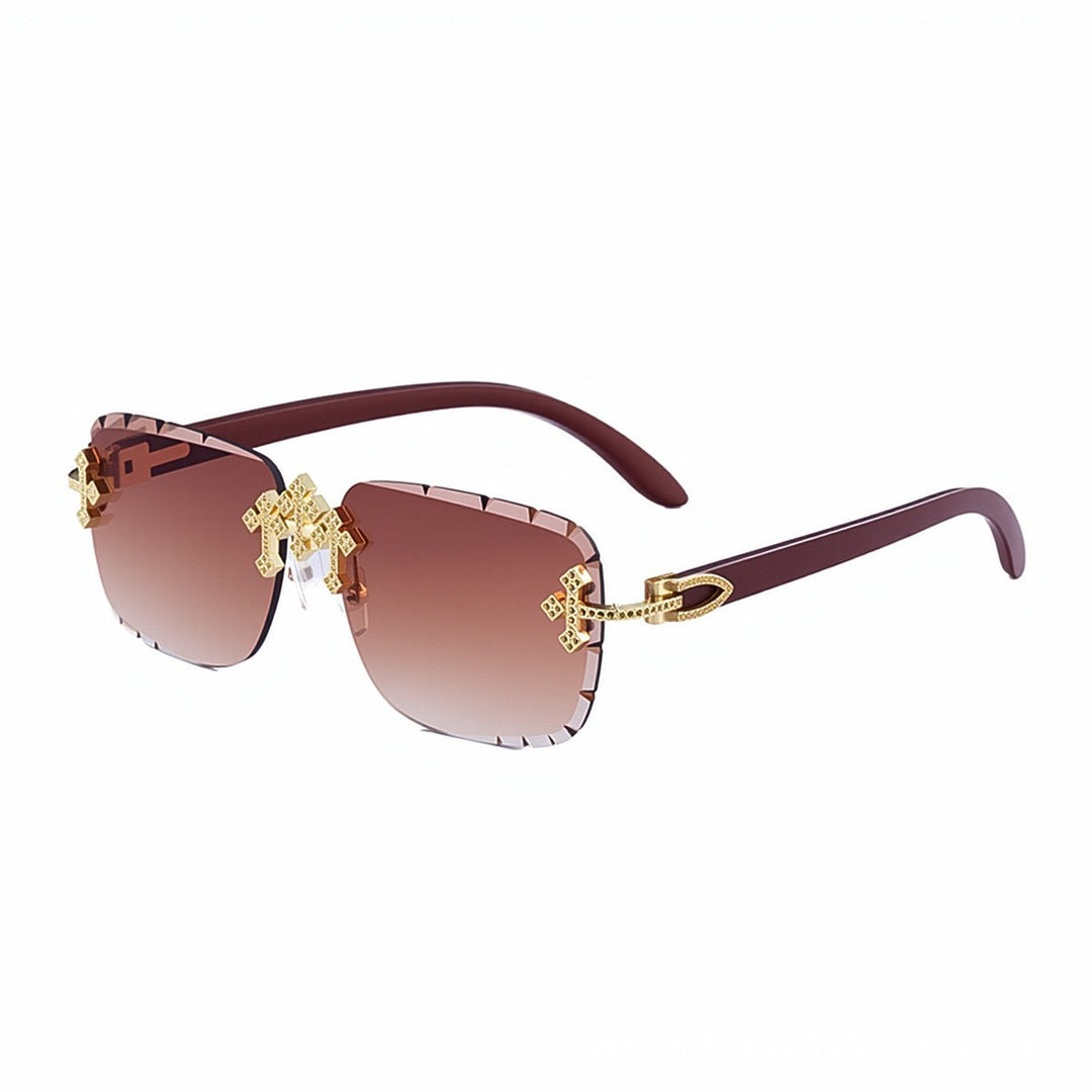 Elegant Decorative Oversized Sunglasses