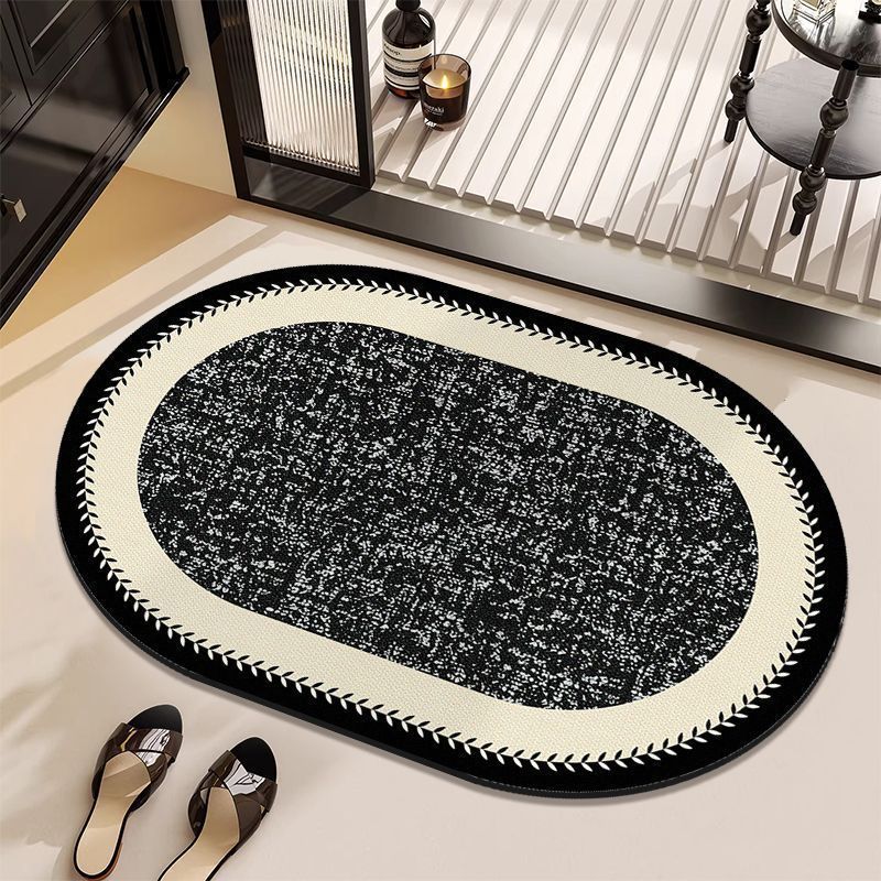 Decorative Scalloped Edge Area Rug