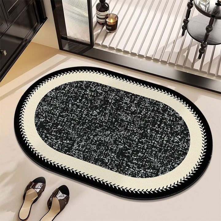 Decorative Scalloped Edge Area Rug