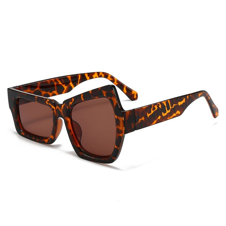 Contemporary Square Frame Sunglasses
