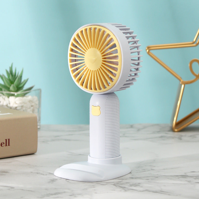 Ladies portable USB handheld fan with creative design Bowlift