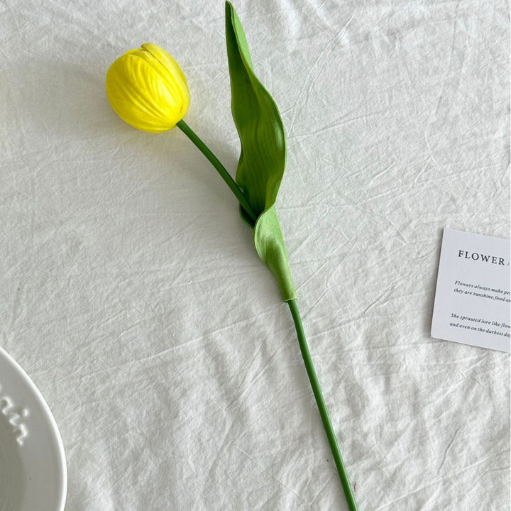 Realistic Faux Tulip Flower Stem