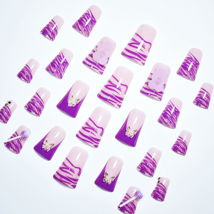 Artistic Press-On Nail Enhancements Bowlift
