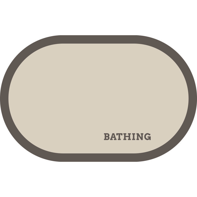 Absorbent Bathroom Floor Mat Bowlift