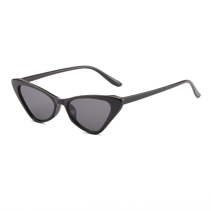 Women's Cat-Eye Sunglasses with Animal Print and UV Protection Bowlift
