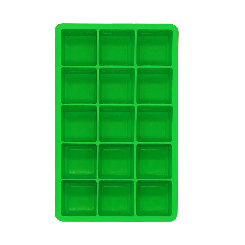 Flexible Silicone Square Ice Cube Tray Multi-Cavity Freezer Mold Bowlift