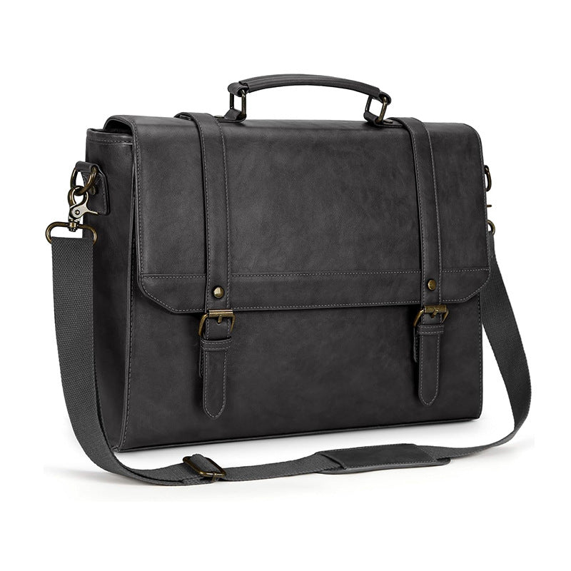 Briefcase Made of High-Quality Leather Bowlift