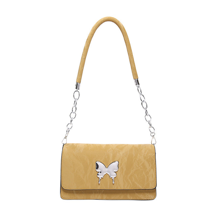 WoChic Designer Handbag with Butterfly Accent Bowlift