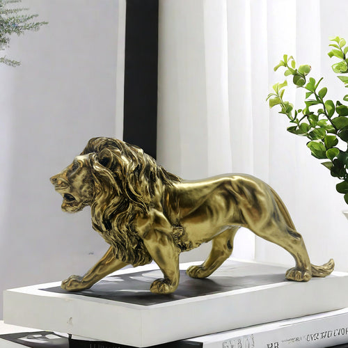 Decorative lion figurine in modern style Bowlift