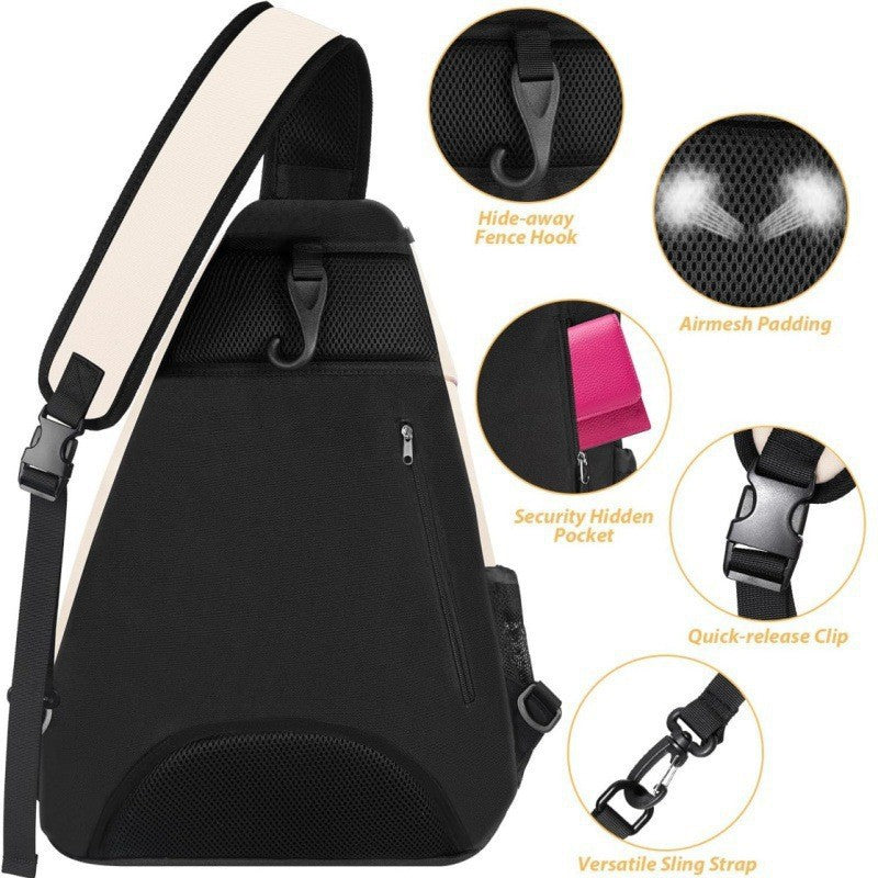 Tennis Racket Sling Bag Bowlift