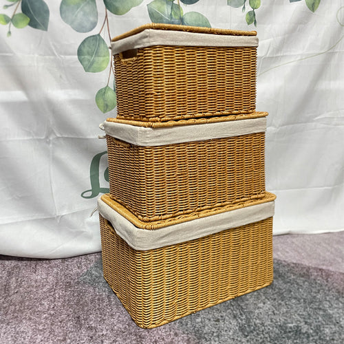 Women's Storage Basket with Removable Fabric Insert Bowlift