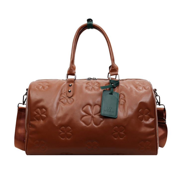 Stylish Embossed Travel Duffel Bag