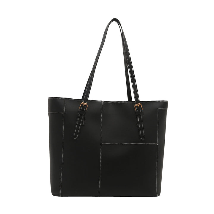 Elegant Structured Leather Tote Bag