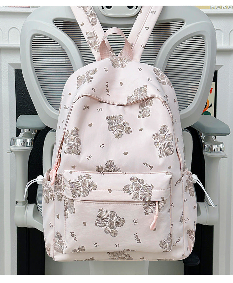 Cute Animal Paw-Print Backpack Bowlift