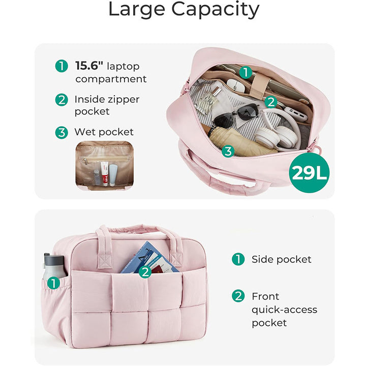 Practical and Stylish Travel Bag with Structured Design Bowlift