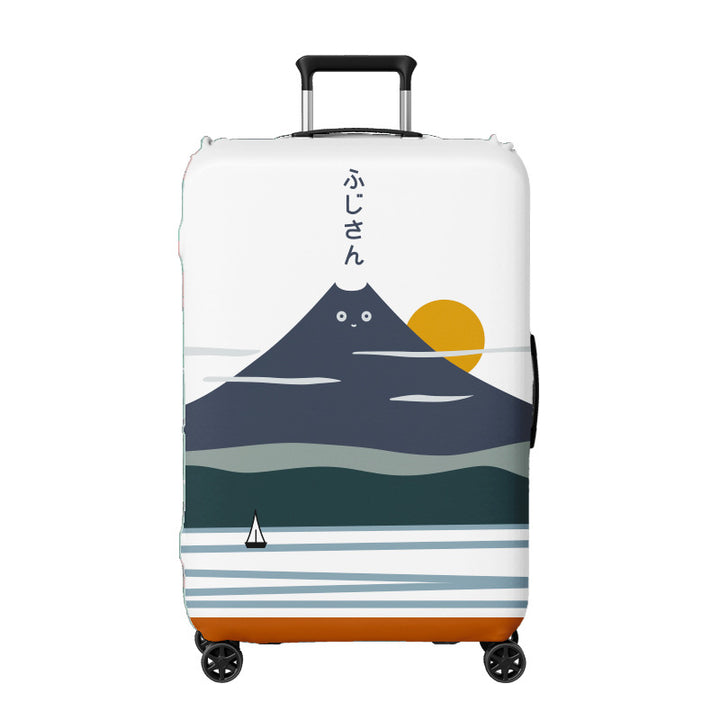 Women Suitcase Cover with Floral Patterns Bowlift
