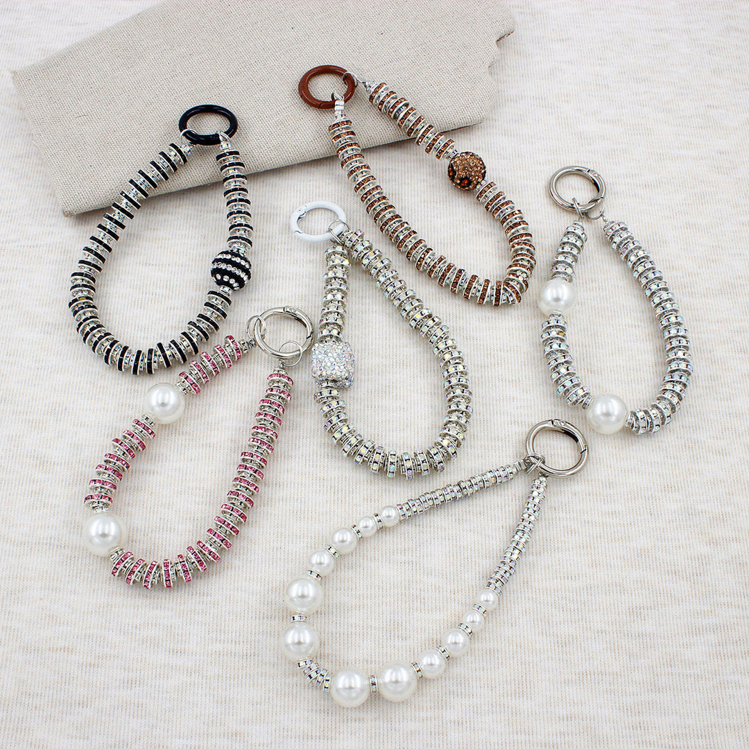 Crystal-Embellished Eyewear Chain Bowlift