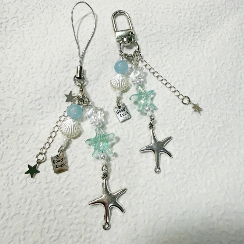 Keychain with Maritime Lucky Design Bowlift