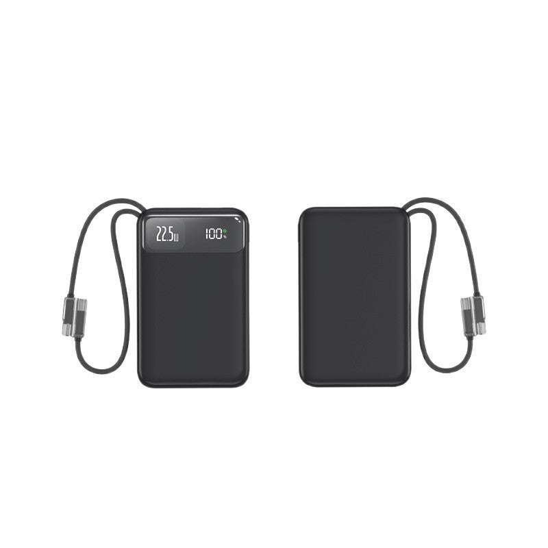 Slim Powerbank with digital charge level display and fast charging function Bowlift