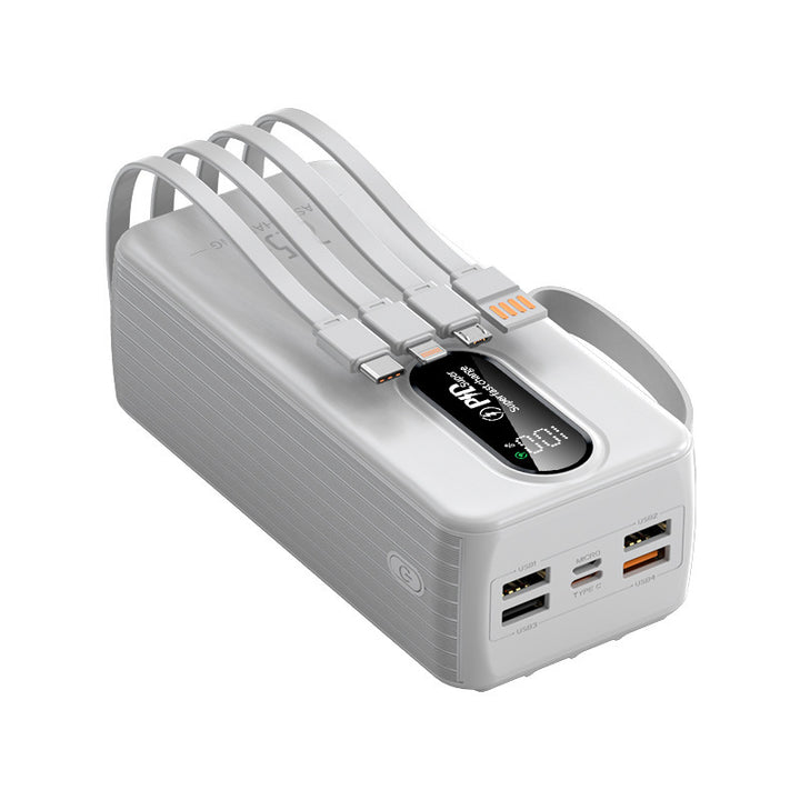 Power bank with digital charging display and multi-charging ports Bowlift