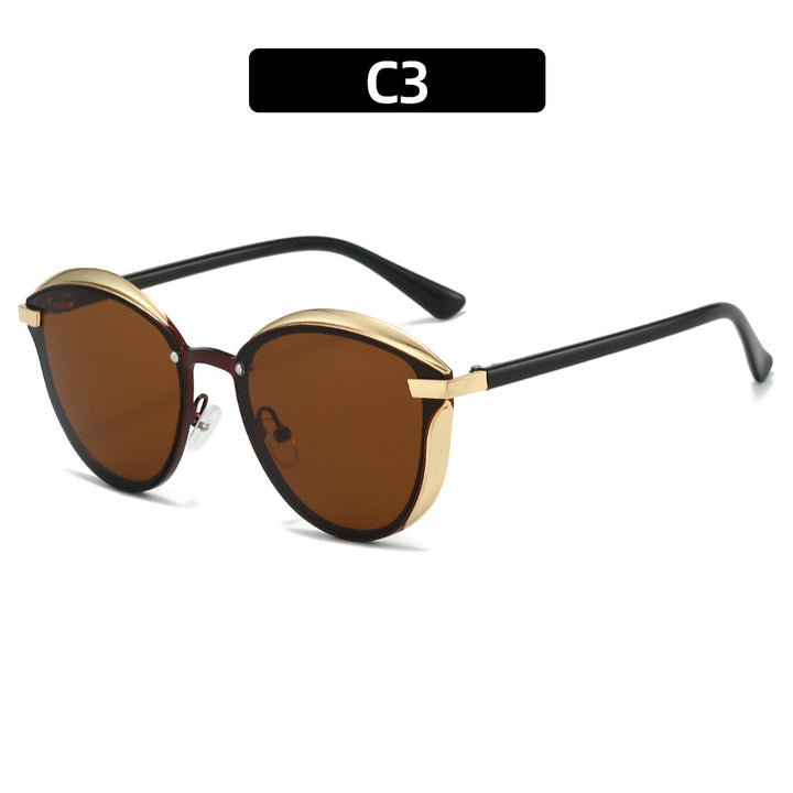 Women's sunglasses with luxurious metal frame and harmonious contour Bowlift