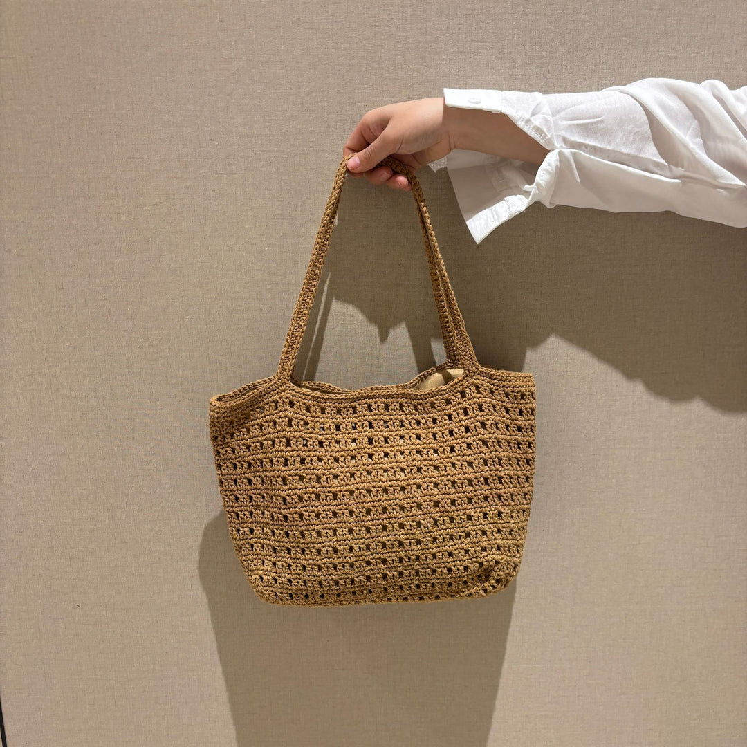 Braided Basket Tote Bag Bowlift