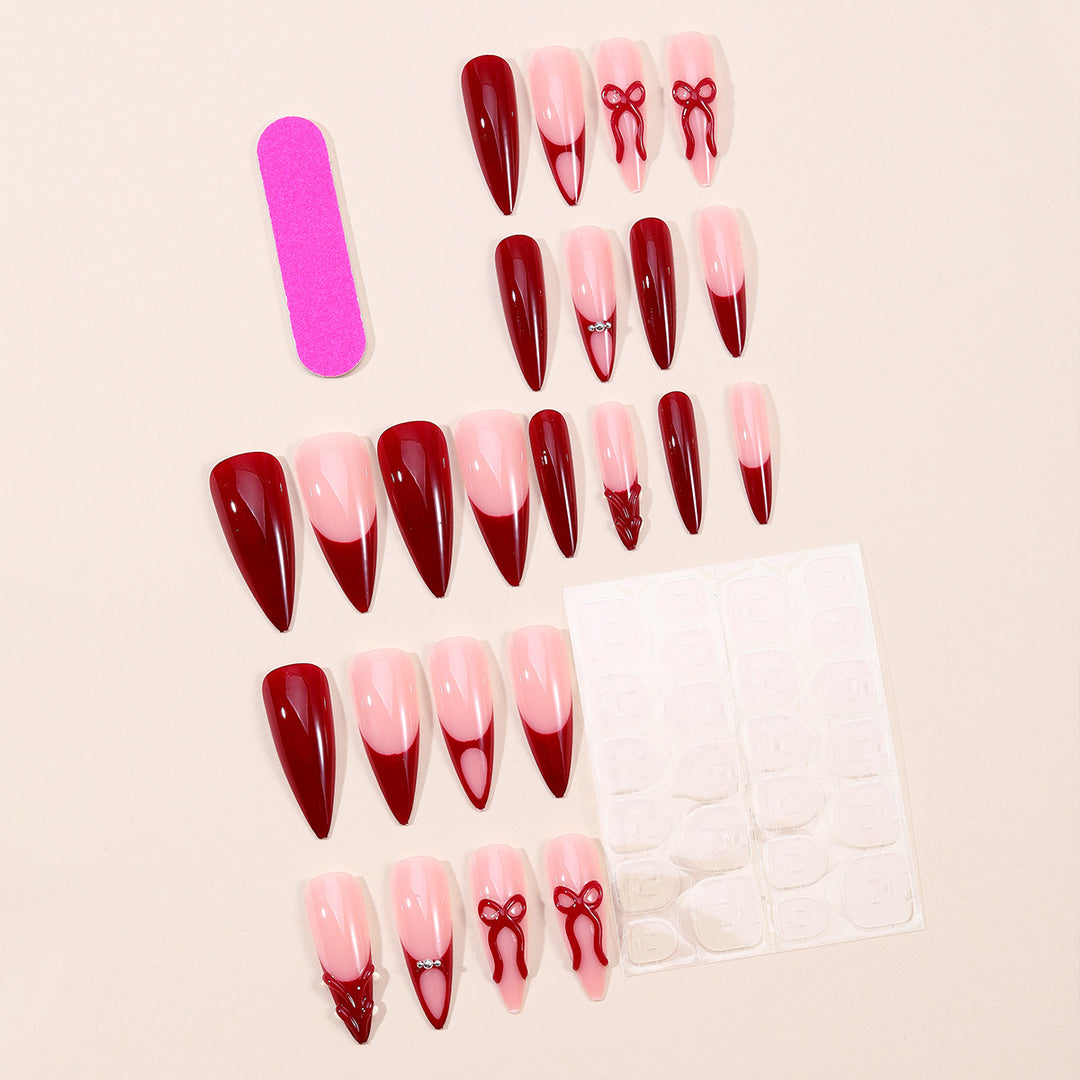 Statement Stiletto Nail Art Extensions Bowlift