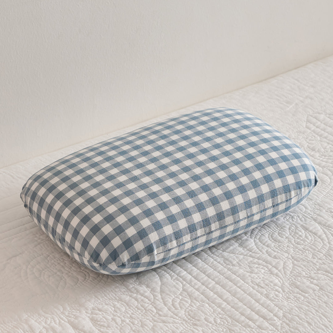 Comfort Pillow with Checked Design Bowlift