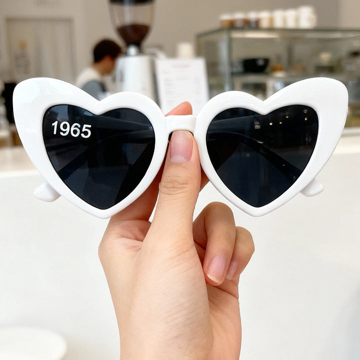 Stylish Heart-Frame Sunglasses Bowlift