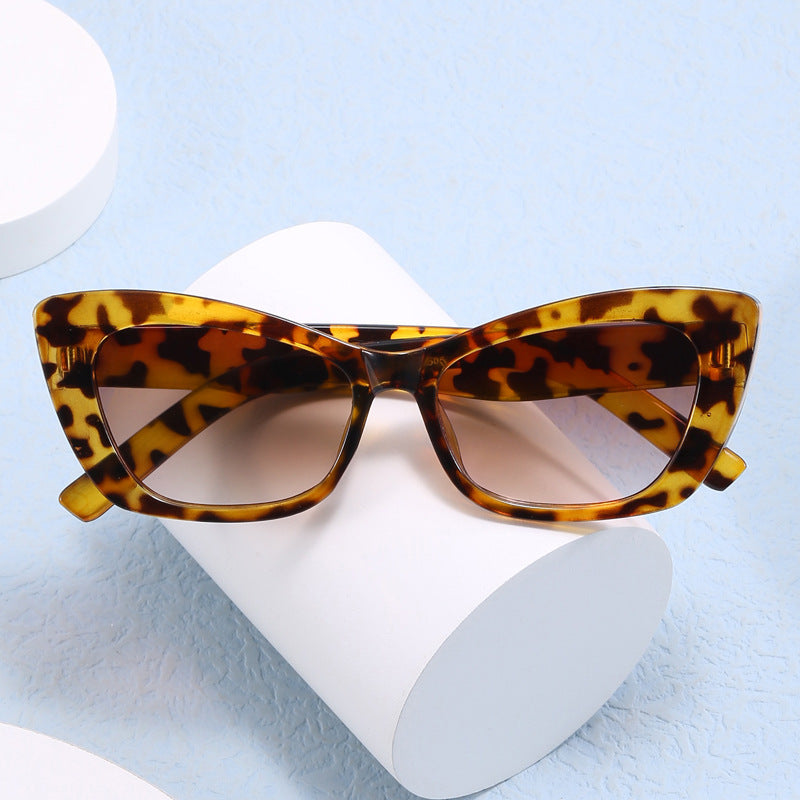Ladies Cat-Eye Sunglasses with Stylish Elements Bowlift