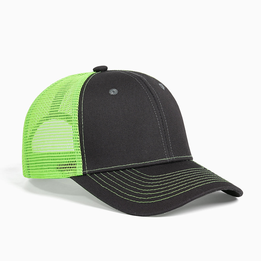 Unisex Trucker Cap with breathable mesh Bowlift