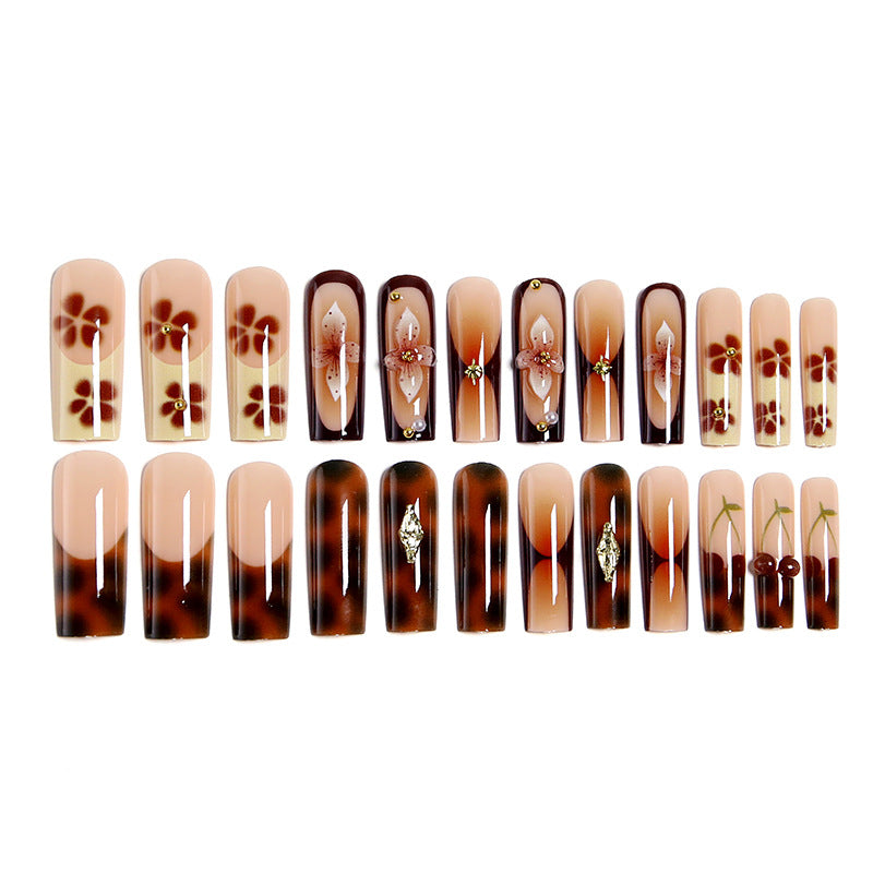 DIY Art Nail Set with Floral Designs Bowlift