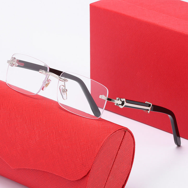 Women elegant Rectangular Glasses Bowlift
